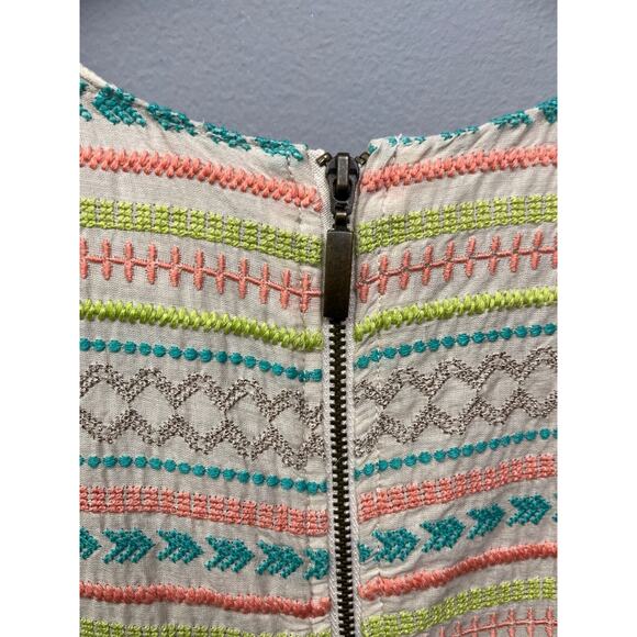 KENZIE ladies size 10 sleeveless embroidered exposed back zipper - Picture 6 of 6